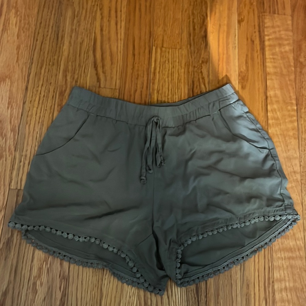 Navy Green Shorts- Open to offers